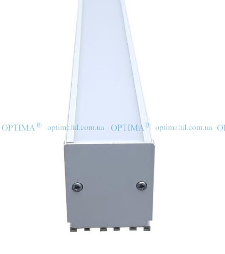Лінійний підвісний світильник ДСО Premium 40Вт 5000К білий Optima фото 3
